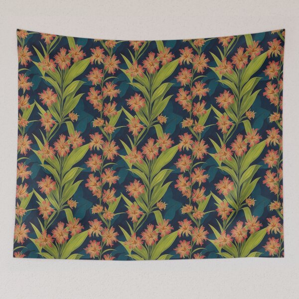 Item preview, colorful Yucca tree Leaves and flowers designed and sold by kiyaansh16.