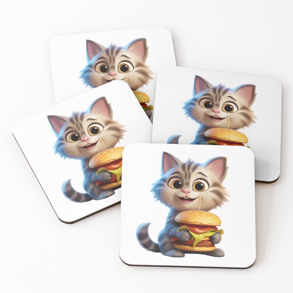 Item preview, Cat and Burger designed and sold by FastlaneID.