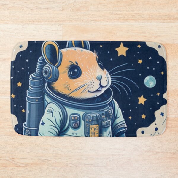 Item preview, Cute hamster astronaut conquering the moon. designed and sold by SaraSumi.
