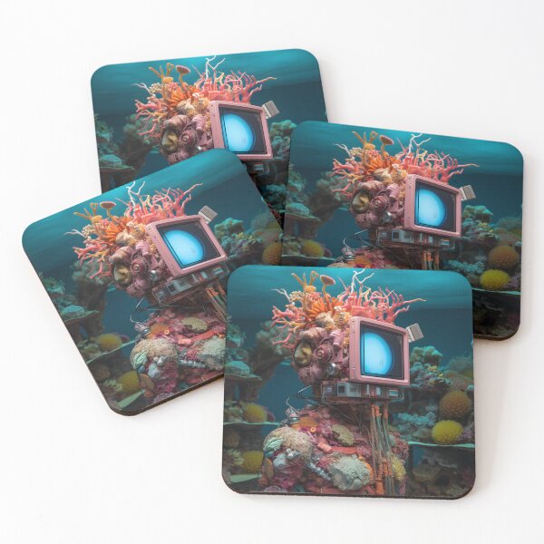 Item preview, Robo-Coral Surrealism 2 designed and sold by Lacuna Ipsum.
