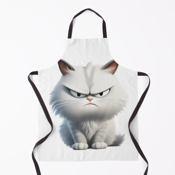 Item preview, ANGRY CUTE FLUFFY CAT designed and sold by FastlaneID.