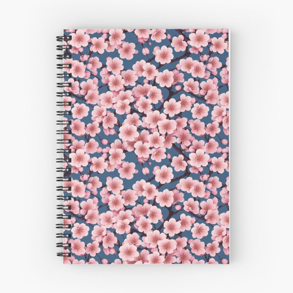 Item preview, Japanese Cherry Tree flowers repeating pattern designed and sold by kiyaansh16.