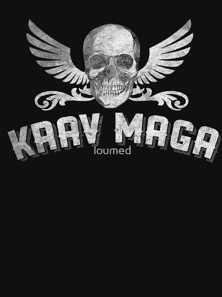 "Cool Krav Maga Skull Design" Tshirt for Sale by loumed Redbubble krav maga tshirts