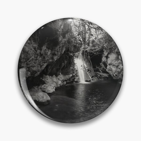 Item preview, Kefalogourna Waterfalls - Theologos. Thassos 2023 55 bw designed and sold by Jouko Lehto Photography.