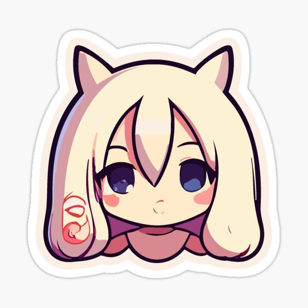 ♡ soft kawaii chibi innocent blush anime face