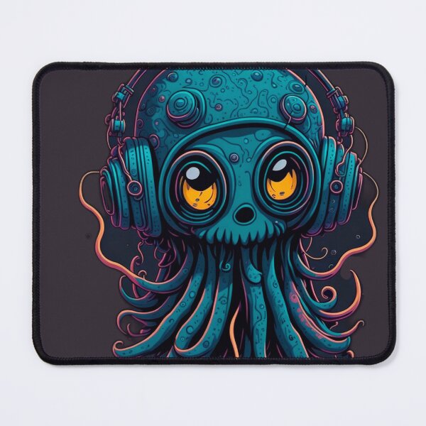 Item preview, cute alien listening to music designed and sold by apicon.