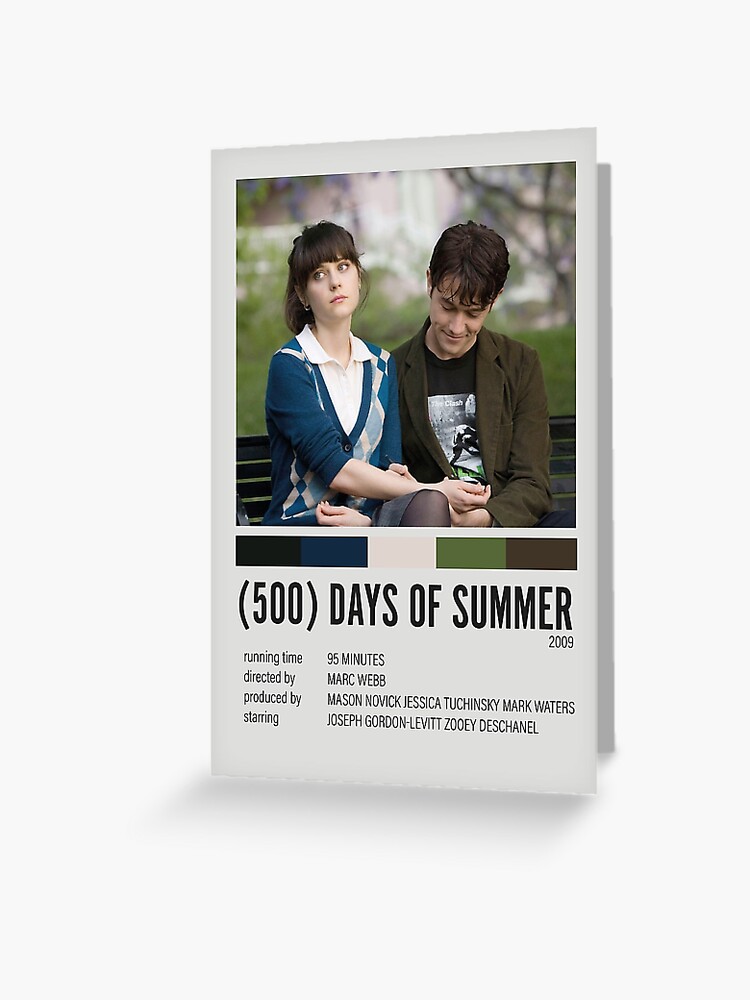 500) days of summer movie poster Greeting Card for Sale by