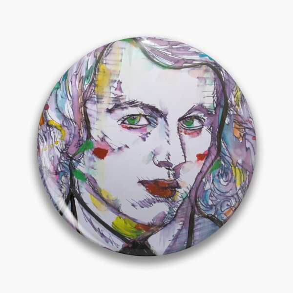 Item preview, DANTE GABRIEL ROSSETTI acrylic,ink and watercolor portrait designed and sold by lautir.