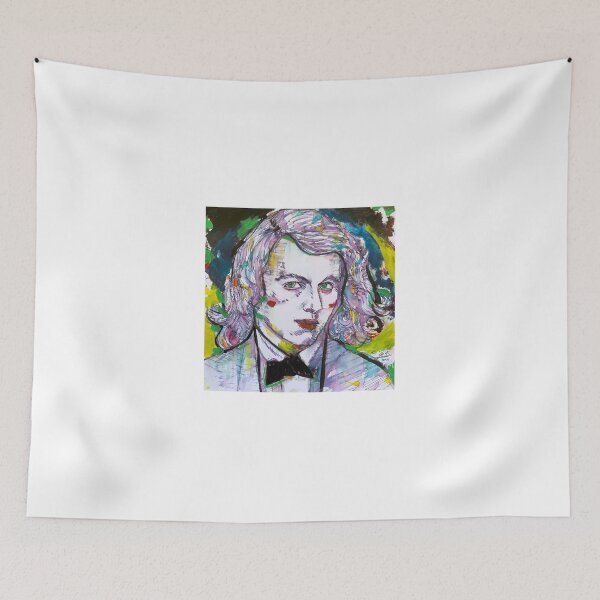 Item preview, DANTE GABRIEL ROSSETTI acrylic,ink and watercolor portrait designed and sold by lautir.
