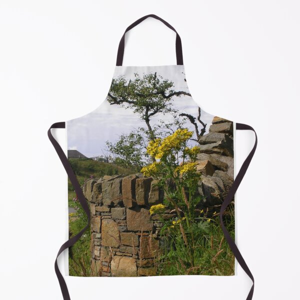Item preview, Ragwort And Stone Wall - Nr. Stornoway, Isle of Lewis designed and sold by lezvee.