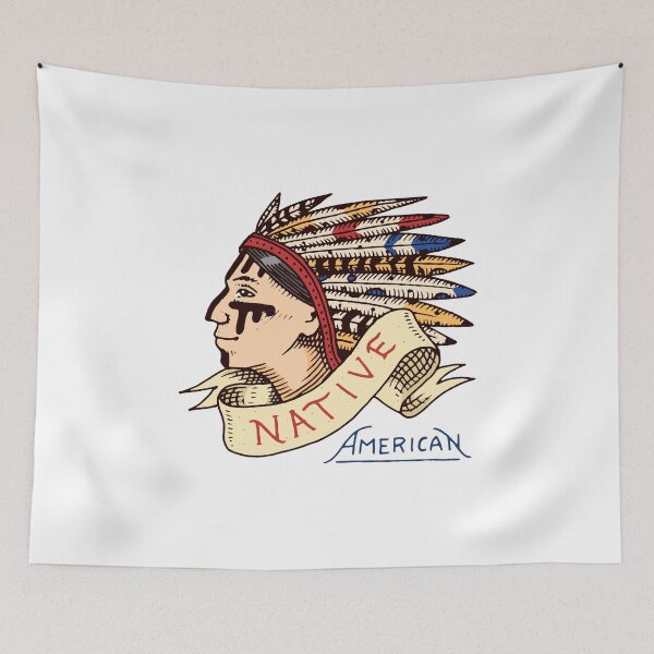 Item preview, native American warrior designed and sold by TirrellColister.