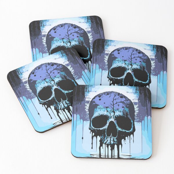 Item preview, skull head illustration art work  designed and sold by mixreality.