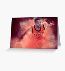Russell Westbrook Design Greeting Card