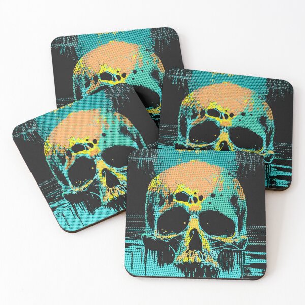 Item preview, skull head illustration art work  designed and sold by mixreality.