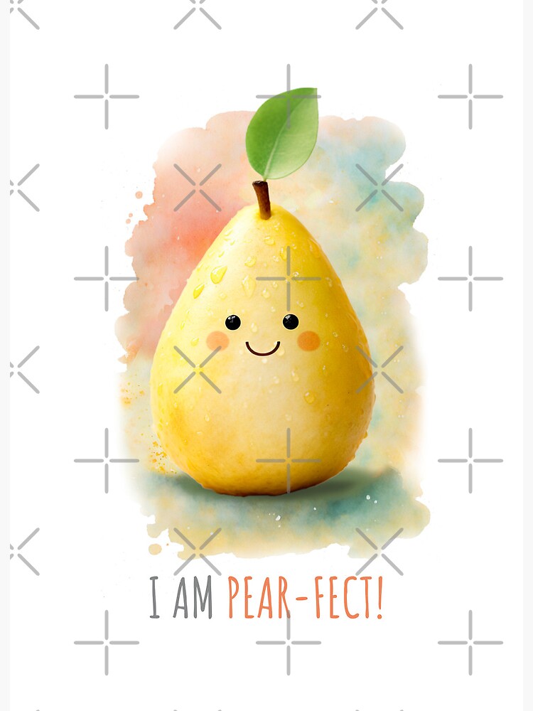 Kawaii Cute Fruits Sticker Image, in the Style of Kawaii Art, Meme