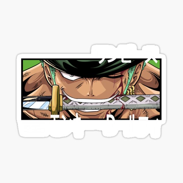 Roronoa Zoro Sticker for Sale by OnePieceStore28