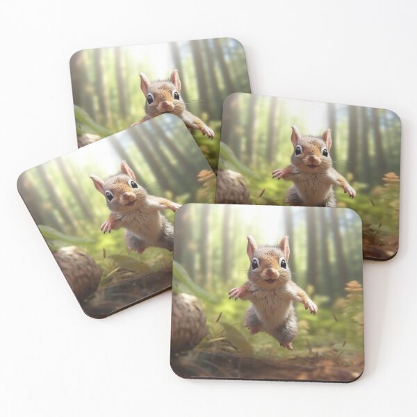 Item preview, Flying Squirrel - Cute Squirrel - Cute Baby Animals  designed and sold by baby-animal-art.
