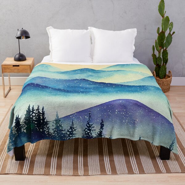 Item preview, Watercolor landscape 4 designed and sold by Red Witch Art.