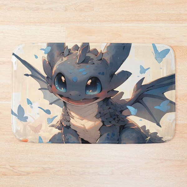 Item preview, Black fury dragon that lives butterflies designed and sold by HydraDreams.