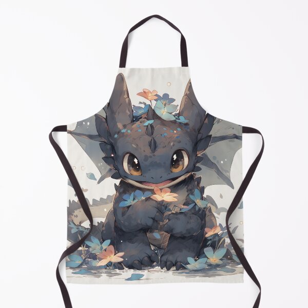 Item preview, Black dragon that loves flowers designed and sold by HydraDreams.