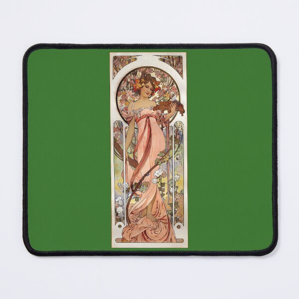 Item preview, Alphonse Mucha - in Vineyard with Flowers designed and sold by usifmxrqc95.
