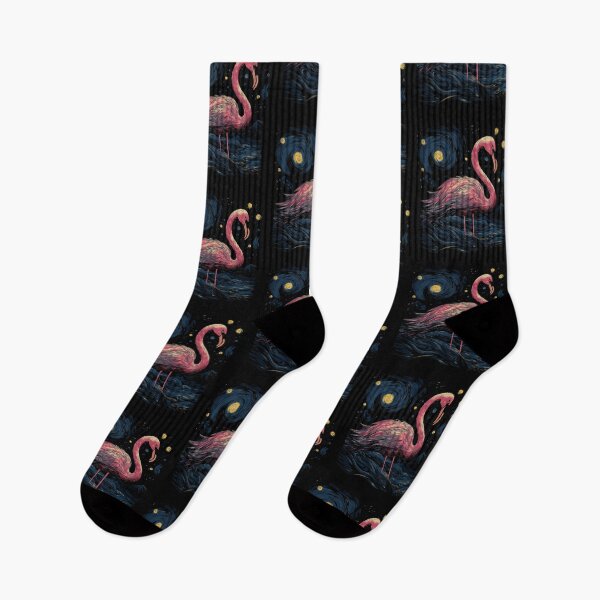Artikelvorschau, Sternennacht-Flamingo-Geschenke Retro Vintage lustiger Strand-Sommer entworfen und verkauft von KsuAnn.