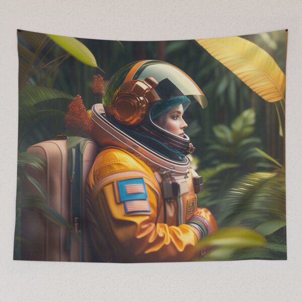 Item preview, Astronaut Exploring the woods designed and sold by Magical-bear.