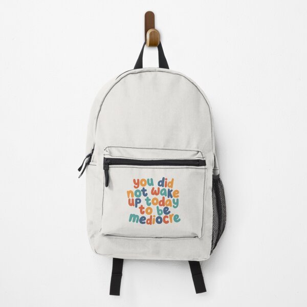 Item preview, You Did Not Wake Up Today to Be Mediocre by The Motivated Type in red yellow green and blue designed and sold by MotivatedType.
