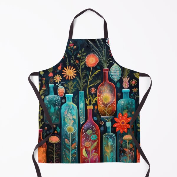 Item preview, Garden vases and bottles 5 designed and sold by Red Witch Art.