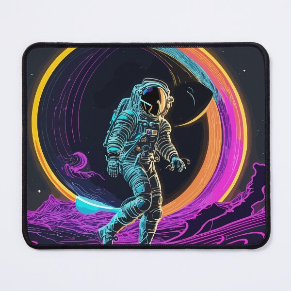 Item preview, Astronaut on Mars, neon style designed and sold by elearah1.