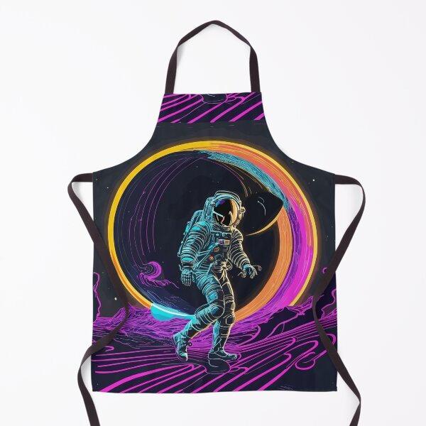 Item preview, Astronaut on Mars, neon style designed and sold by elearah1.