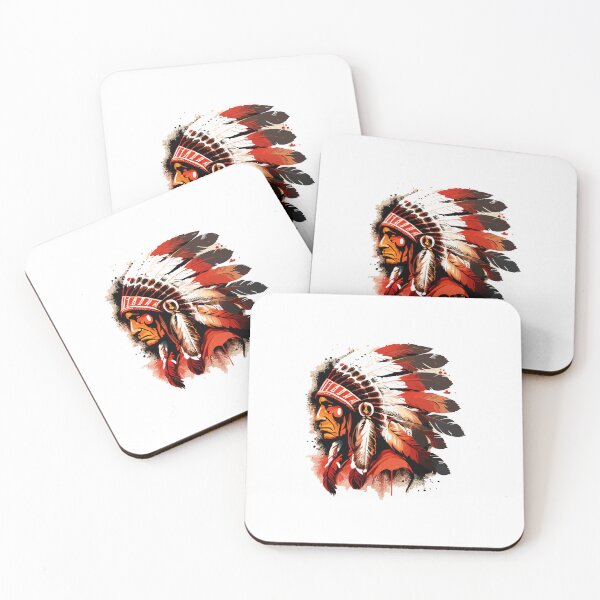 Item preview, American Indian tribal chief warrior designed and sold by TirrellColister.