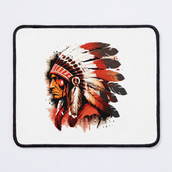 Item preview, American Indian tribal chief warrior designed and sold by TirrellColister.
