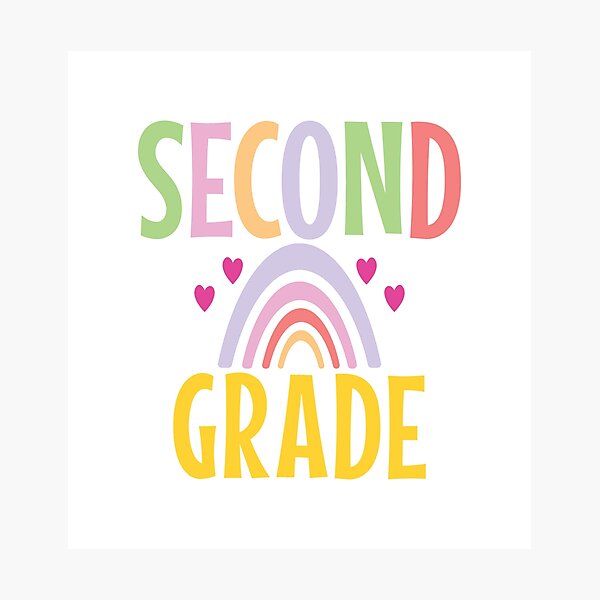 Item preview, Second Grade designed and sold by Think4Prints.