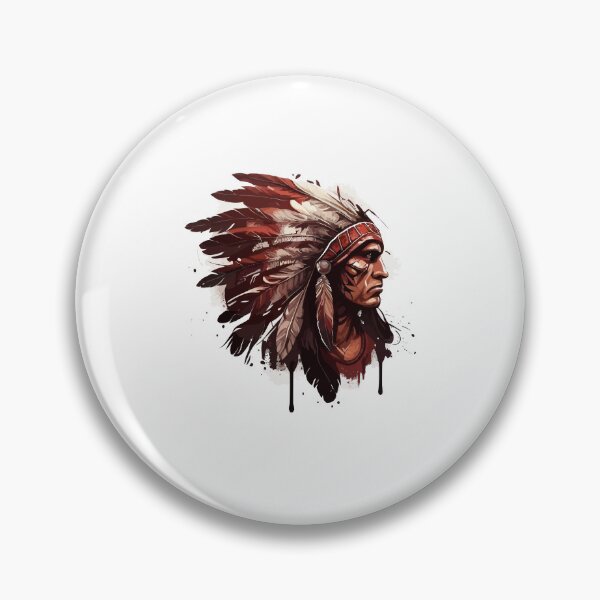 Item preview, American Indian tribal chief warrior designed and sold by TirrellColister.