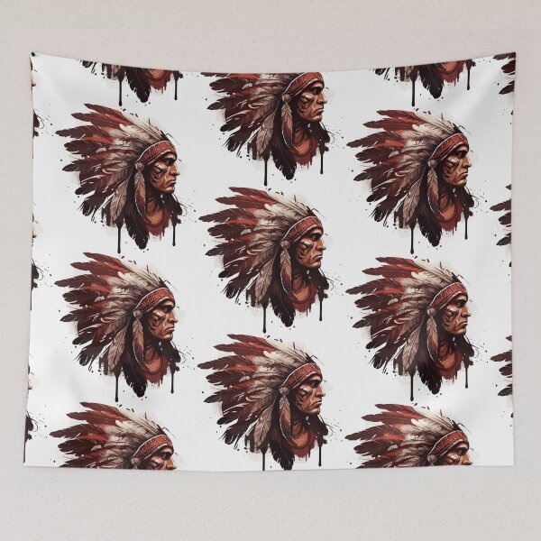 Item preview, American Indian tribal chief warrior designed and sold by TirrellColister.