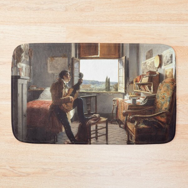 Item preview, Léon Pallière in his room at Villa Médicis, by Jean Alaux designed and sold by MINDTHECHERRY.