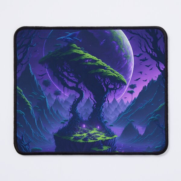 Item preview, Purple Sunset Fantasy: Journey to a Magical Realm! designed and sold by MeowtifullyCute.