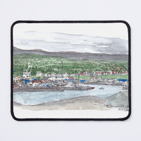 Item preview, Husavik Iceland Watercolour designed and sold by Tom Napper Design.