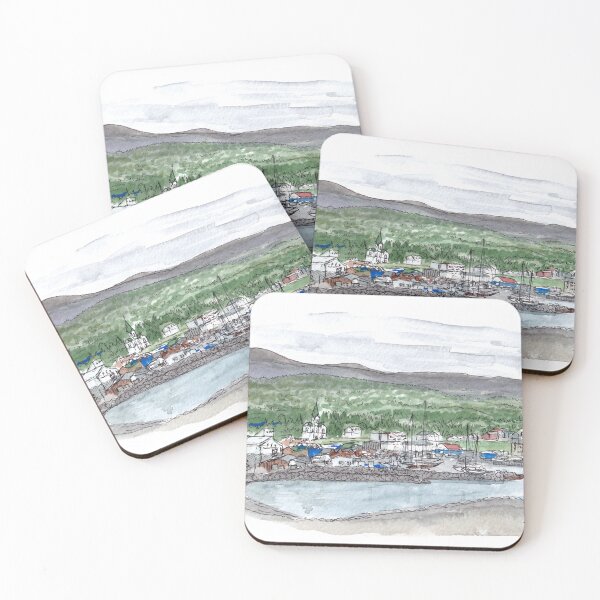 Item preview, Husavik Iceland Watercolour designed and sold by Tom Napper Design.