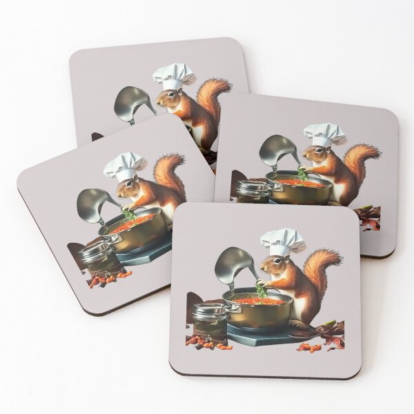 Item preview, chef squirrel designed and sold by krishana3d.