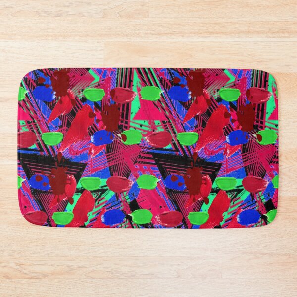 Item preview, Psychedelic Paint Blops graphic design 3, Abstraction, bold colorful abstract playful design inspired by nature designed and sold by Adri Barnard.