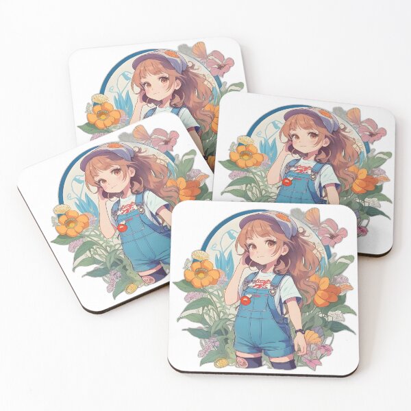 Item preview, Girl wearing overalls designed and sold by JapKo.