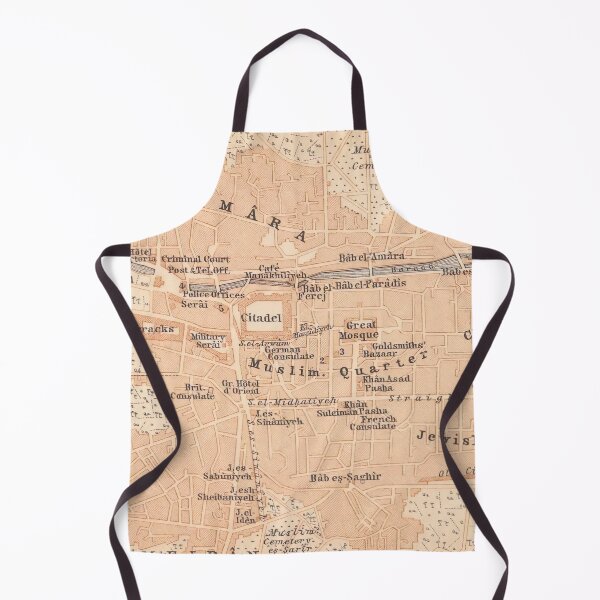 Item preview, Vintage Map of Damascus Syria (1899) designed and sold by BravuraMedia.