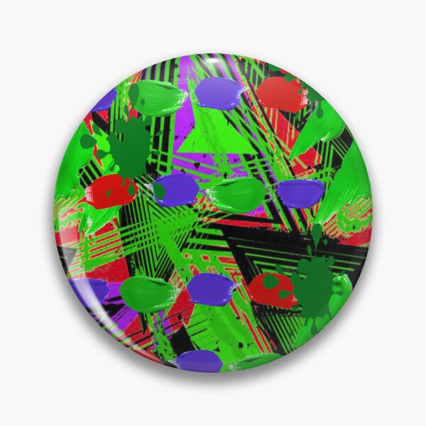 Item preview, Psychedelic Paint Blops graphic design 4, Abstraction, bold colorful abstract playful design inspired by nature designed and sold by Adri Barnard.