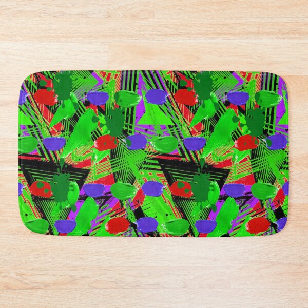 Item preview, Psychedelic Paint Blops graphic design 4, Abstraction, bold colorful abstract playful design inspired by nature designed and sold by Adri Barnard.
