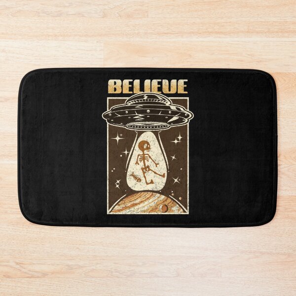 Item preview, BELIEVE Retro UFO Abduction Design designed and sold by Studio Bankai.