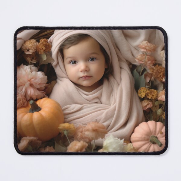 Item preview, A baby in a flower basket designed and sold by isBotStore.