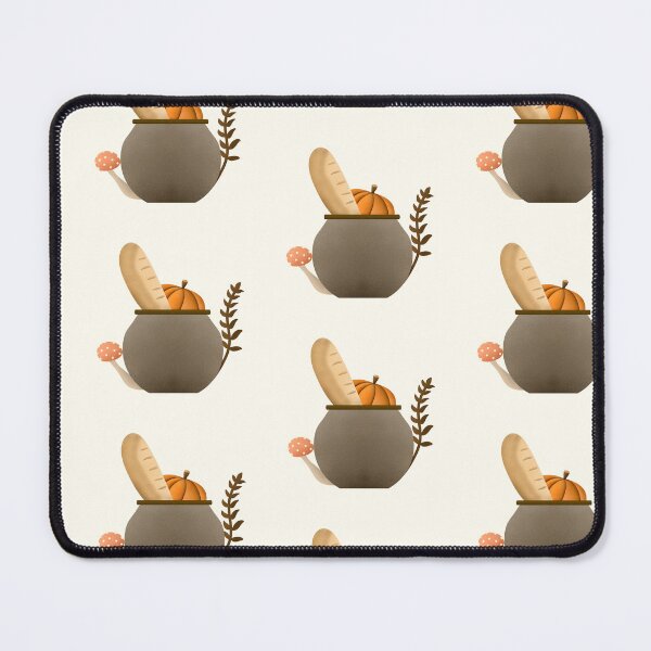 Item preview, Cauldron of pumpkin and bread cottagecore and hygge sticker by DozyJov designed and sold by DozyJov.
