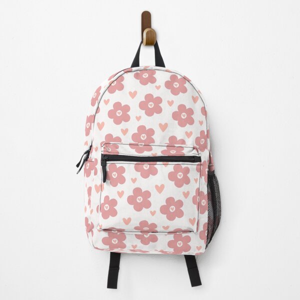 Item preview, Retro Heart Floral Pattern designed and sold by CreativeDraws42.